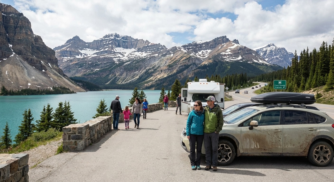 Alberta Rocky Mountains from the highway